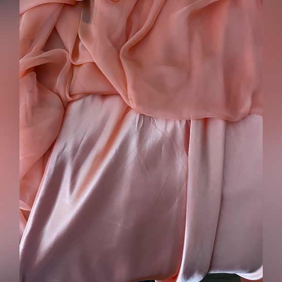 Peach Orange Long Grown Size S - Picture 6 of 6